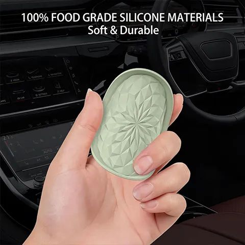 food grade silicone car cup holder coaster soft flexible and durable material
