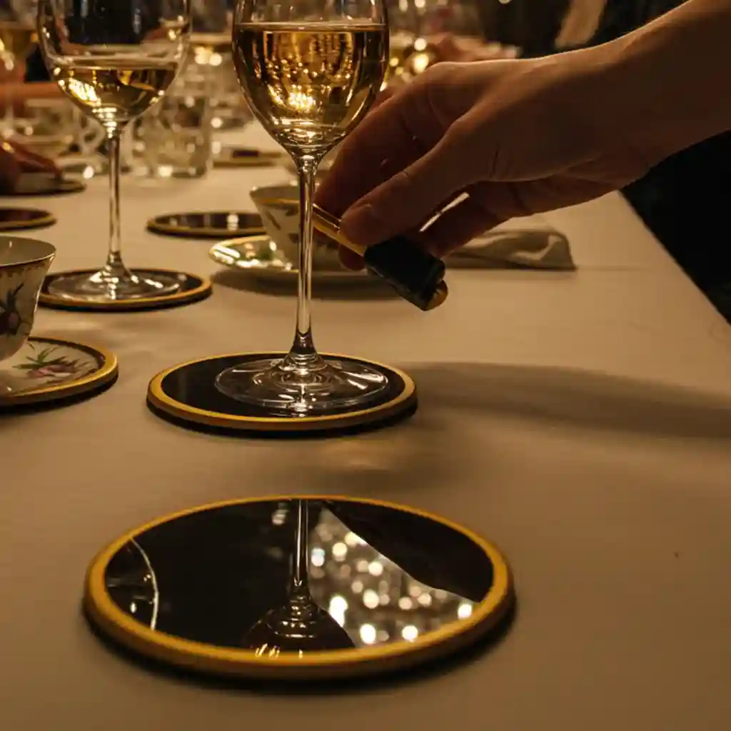 luxury drink coasters